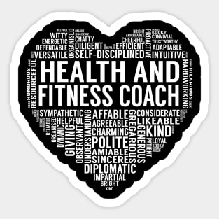 Health and Fitness Coach Heart Sticker